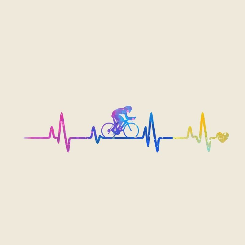 Heartbeat Cyclist Gradient