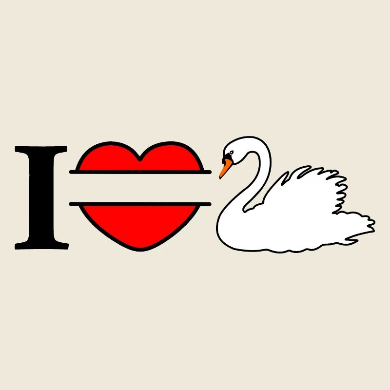 J’aime mon cygne blanc