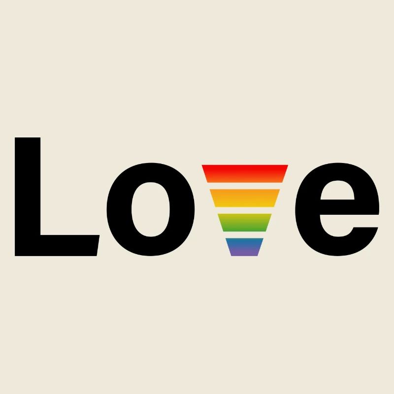 CSD rainbow love shirt