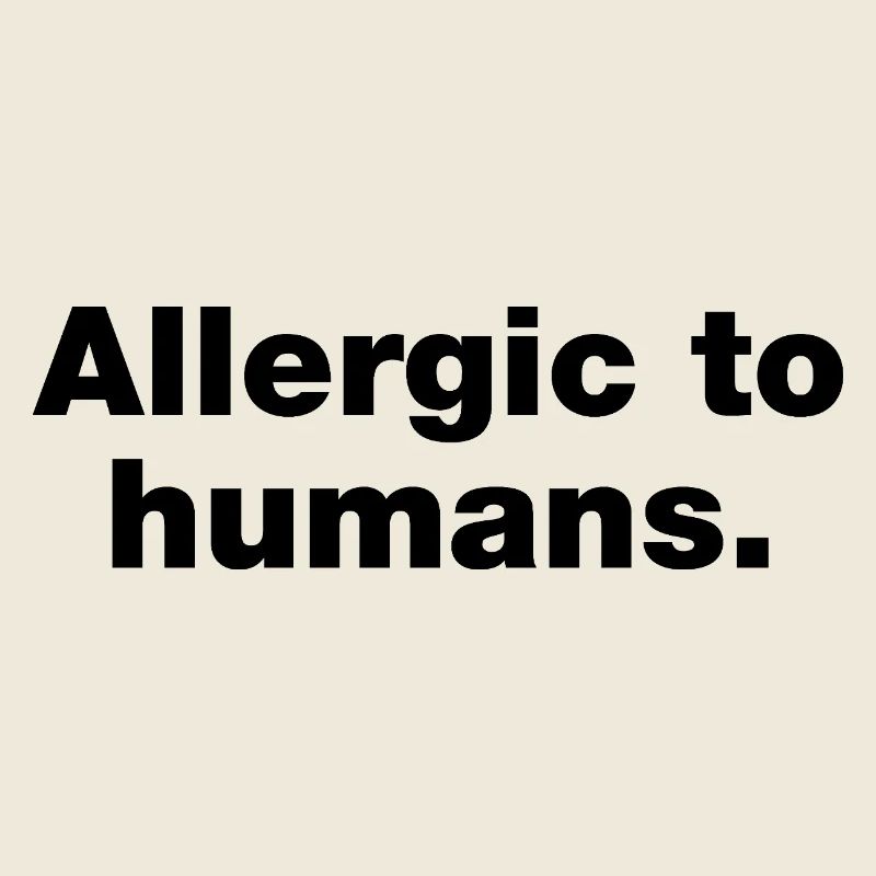 Allergique aux humains