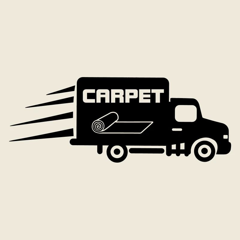 Carpet rolls logo car