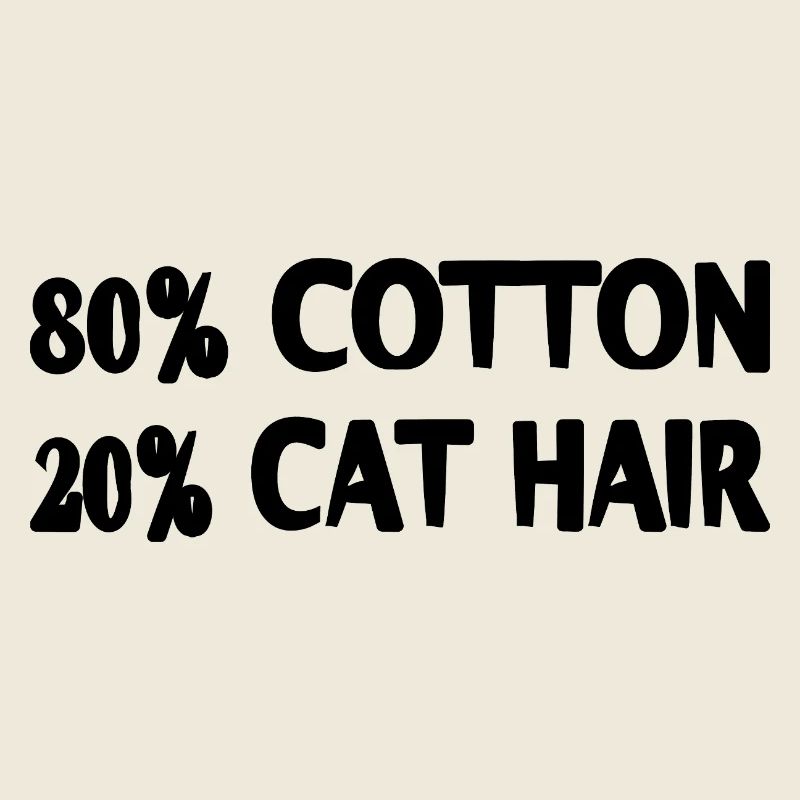 Chat 20 % Poils de chat Dictons drôles