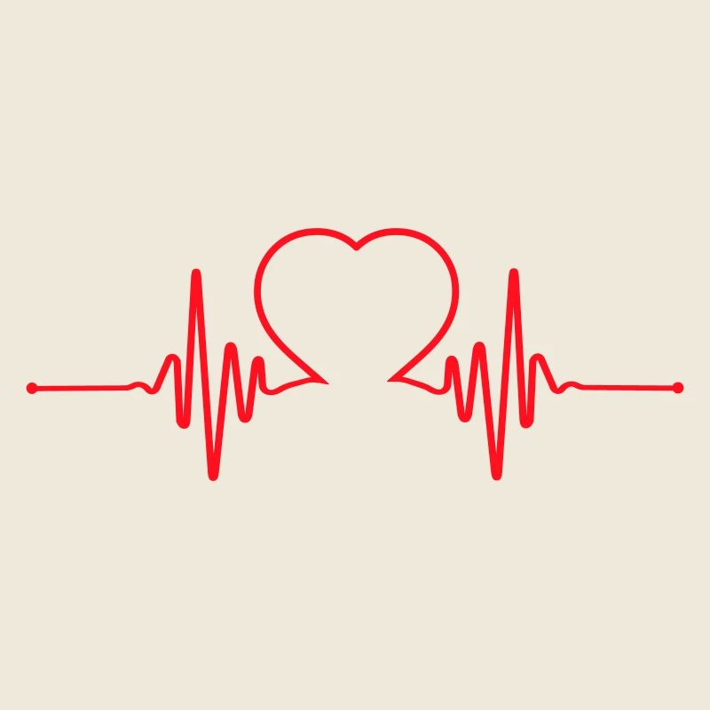 Conception de la ligne de cœur Heartbeat