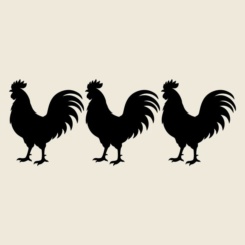 Rooster Silhouette