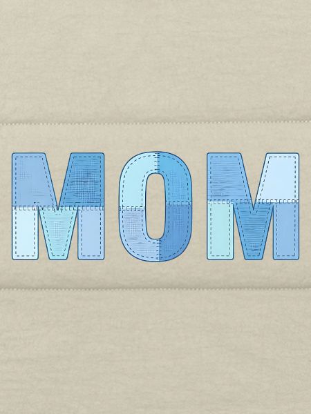 MOM Patchwork Denim Stil