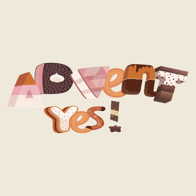 Lettres de l’Avent en sucre