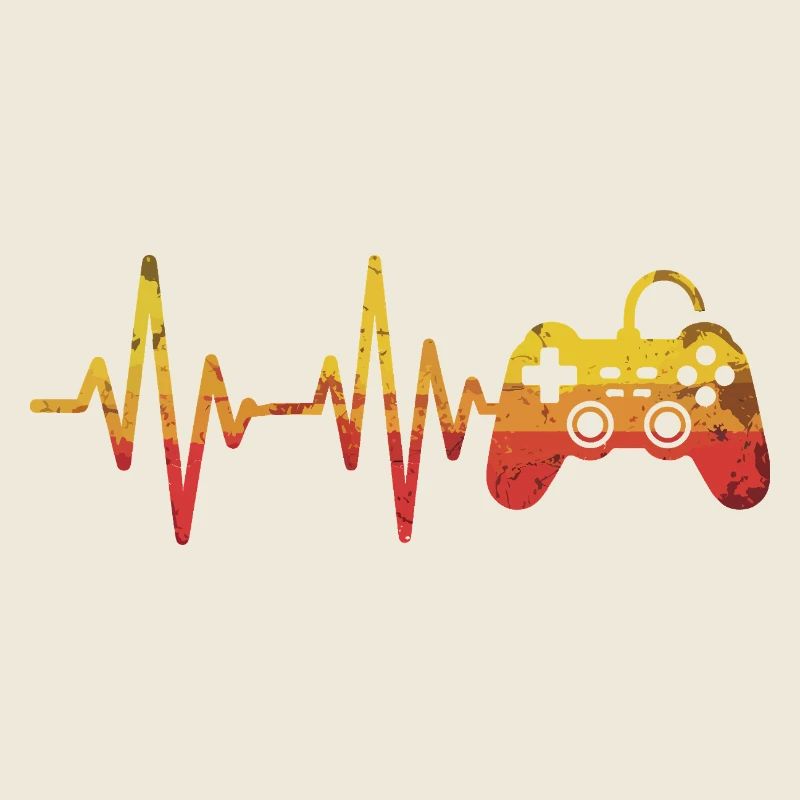 Herzschlag Gamepad Retro