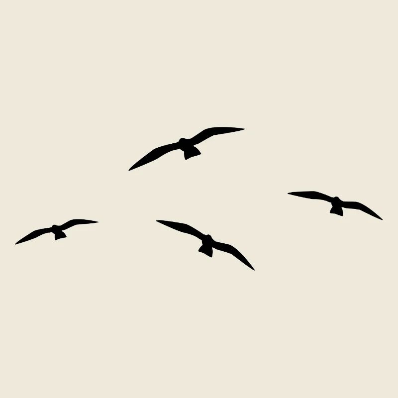 Fliegende Möwe