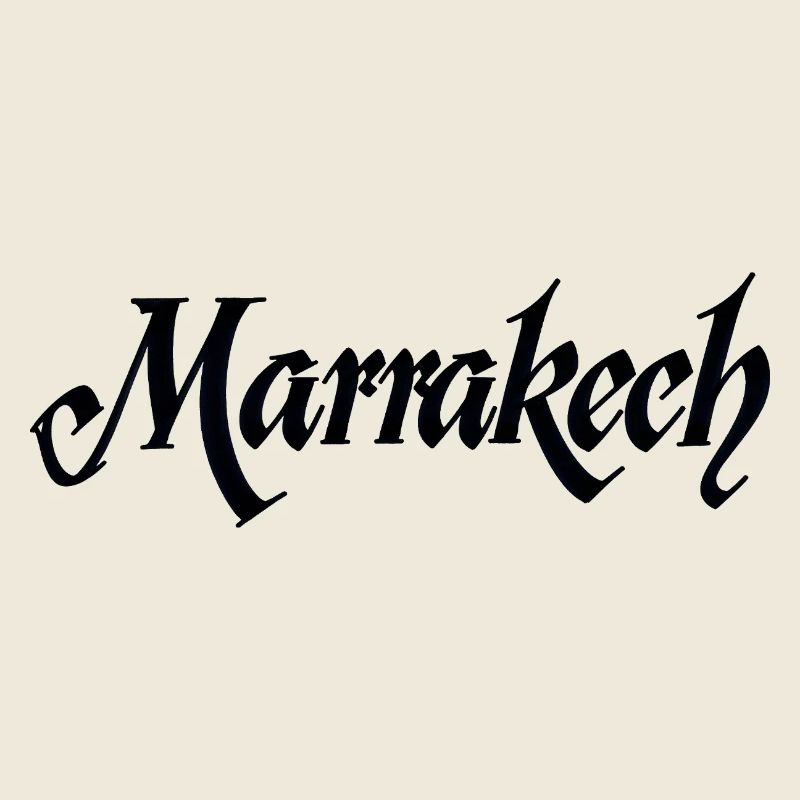 Marrakech Rote Stadtmauer Muster