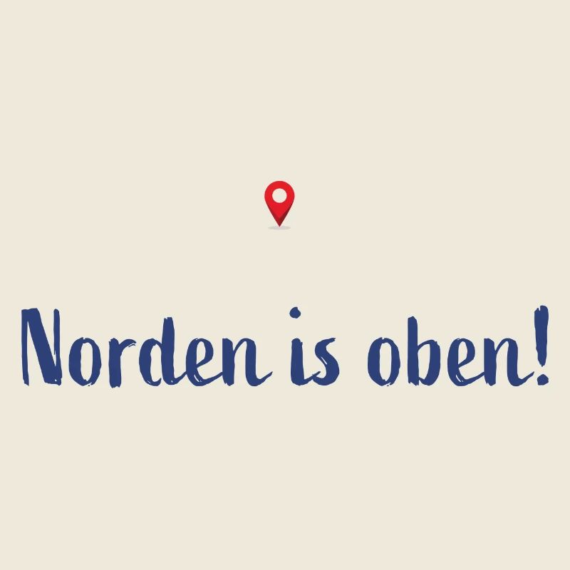 Norden is oben