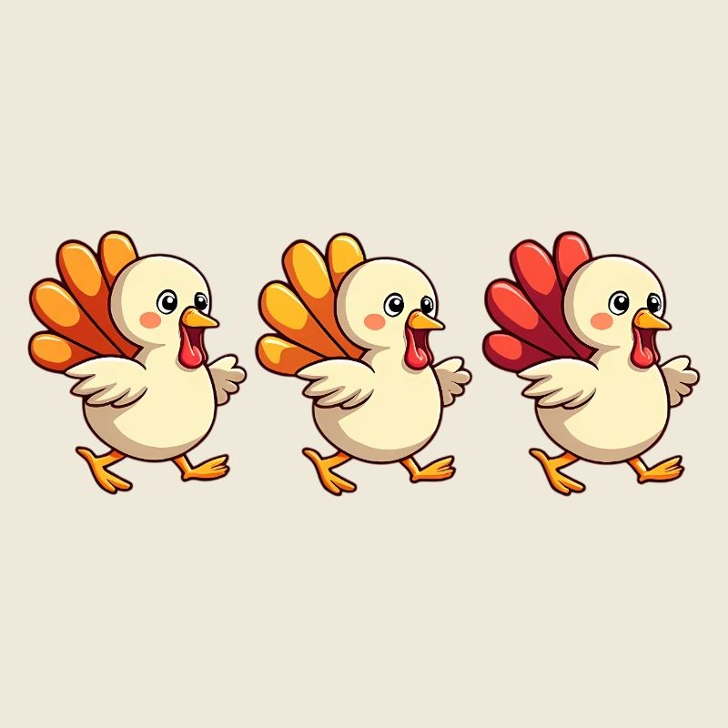 Bébé dinde de Thanksgiving