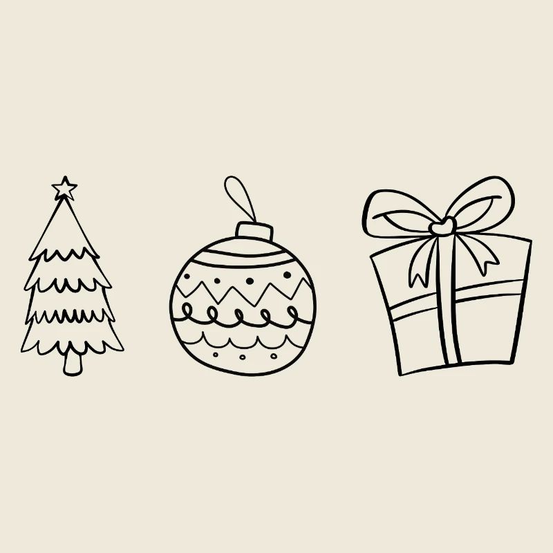 Minimal Christmas – Schlichte Weihnachtsdesigns