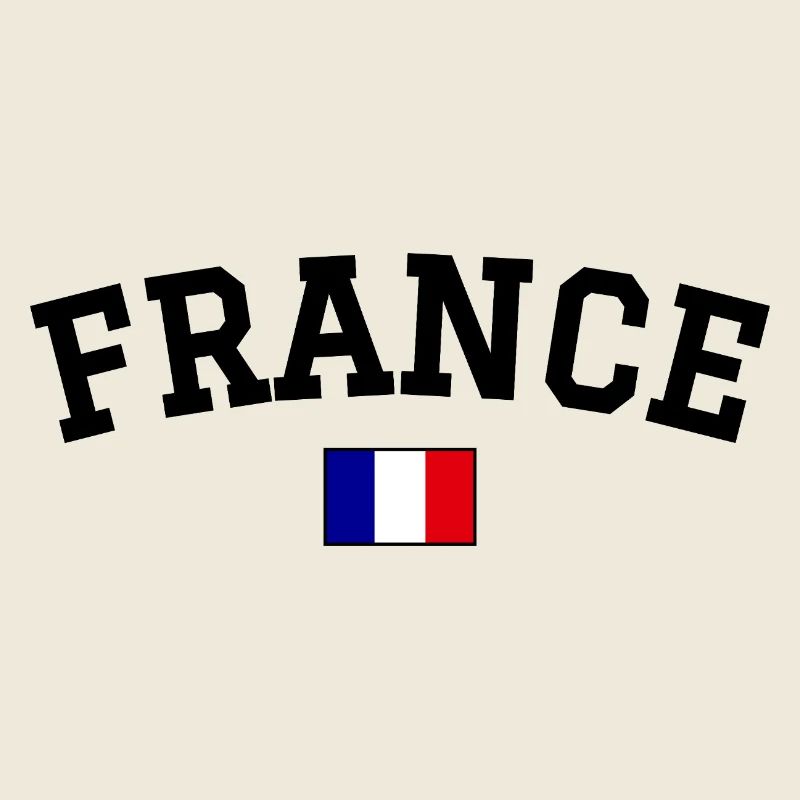 France Flagge Design Schwarz