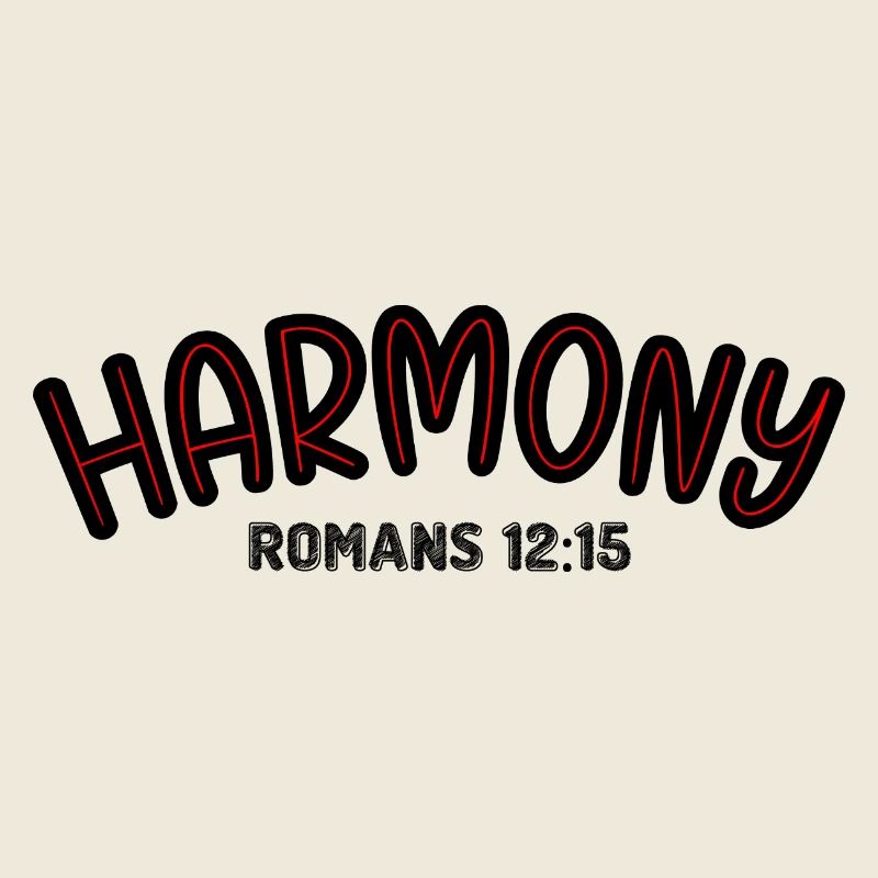 Typographie Harmony Red Line