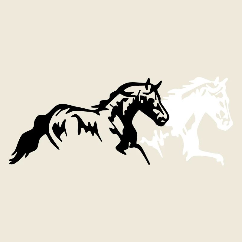 horses stallion mare foal