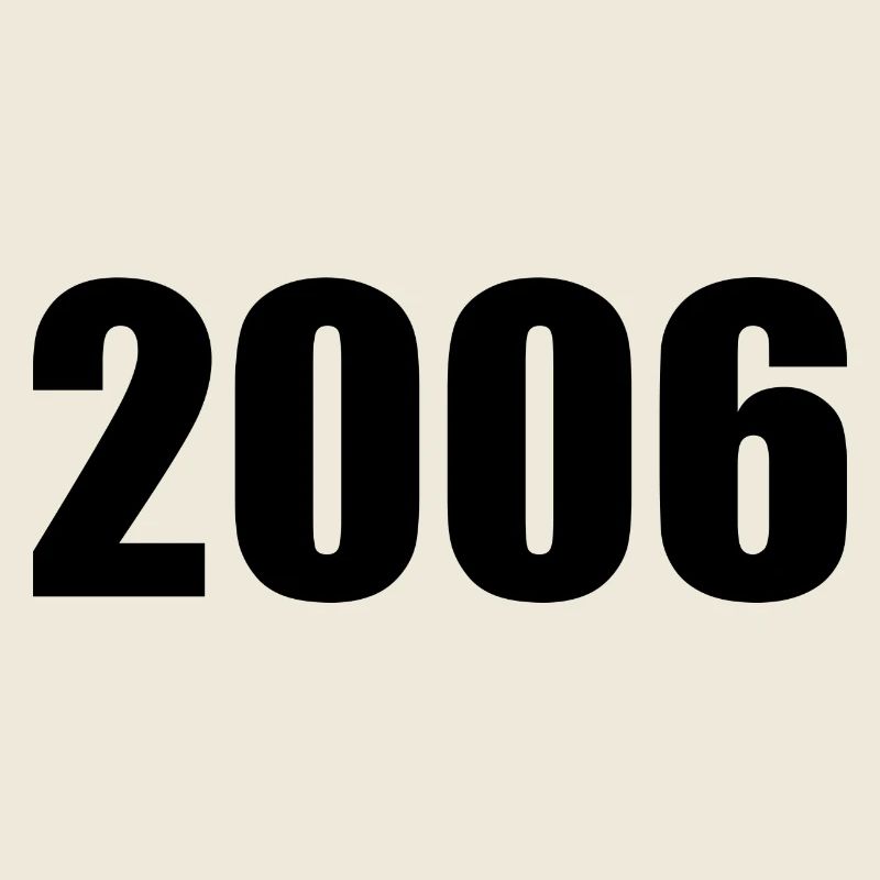 2006 modèle d’anniversaire personnaliser la conception