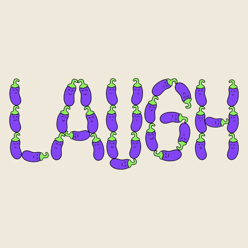 Auberginenlachen