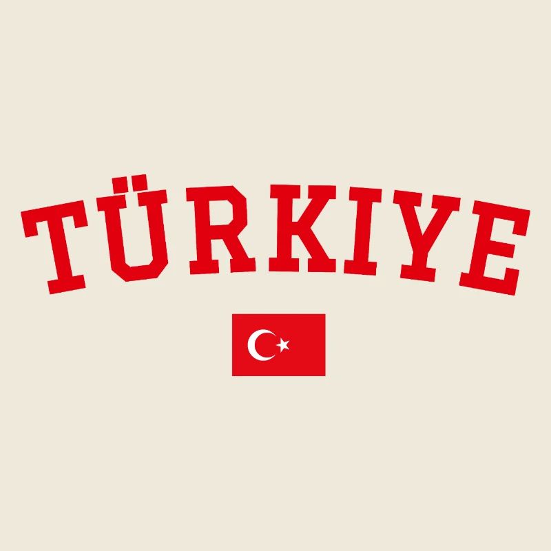 Drapeau de la Turquie en rouge