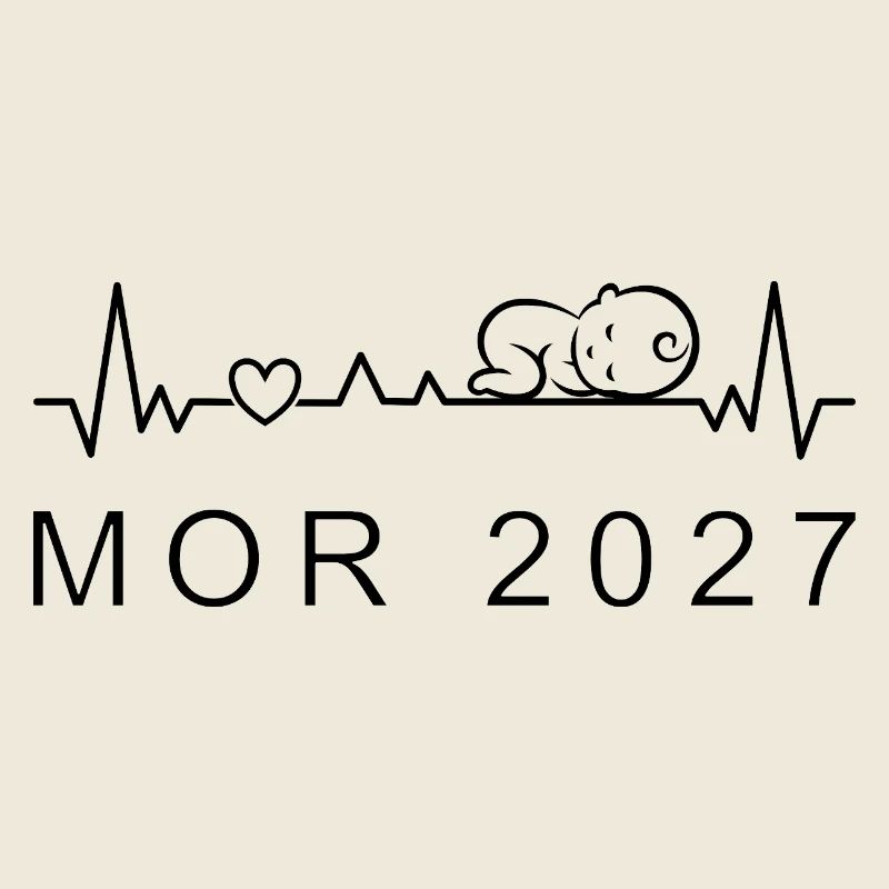 Mama 2027 Herzschlag Schwangerschaft Dänisch