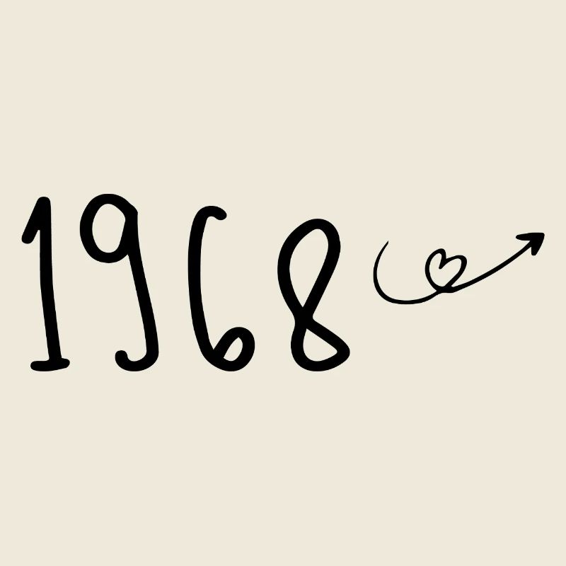 1968 Anniversary 1968 Retro 1968