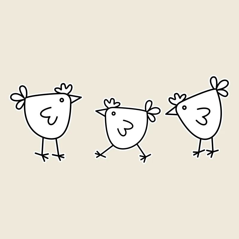 3 chickens hens feathered cattle