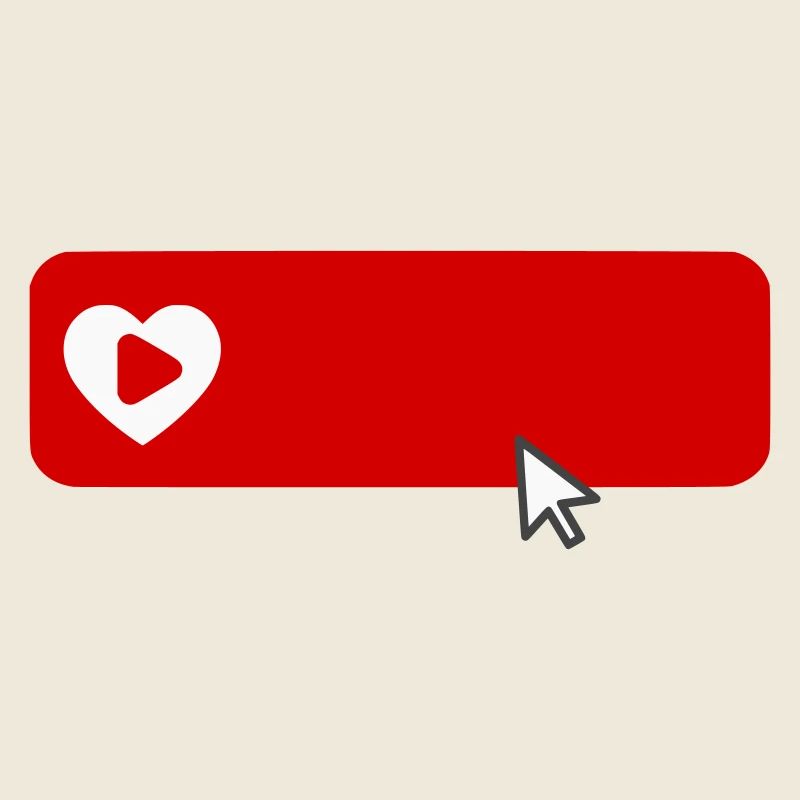 Cool YouTube Inspired Subscribe Flat Icon