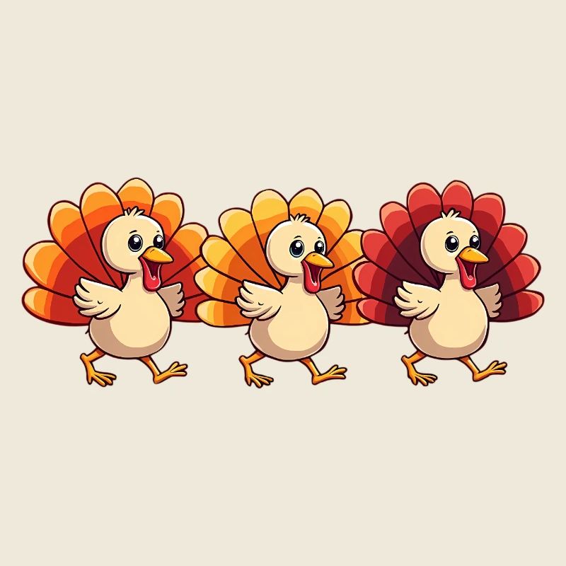 Bébé dinde de Thanksgiving