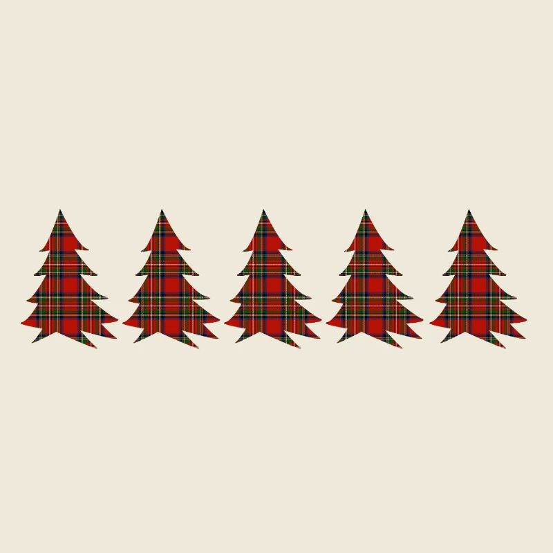 Forêt Tartan Arbres