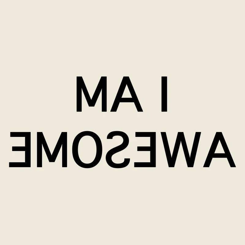 I Am Awesome – Spaßiger Spiegeltext