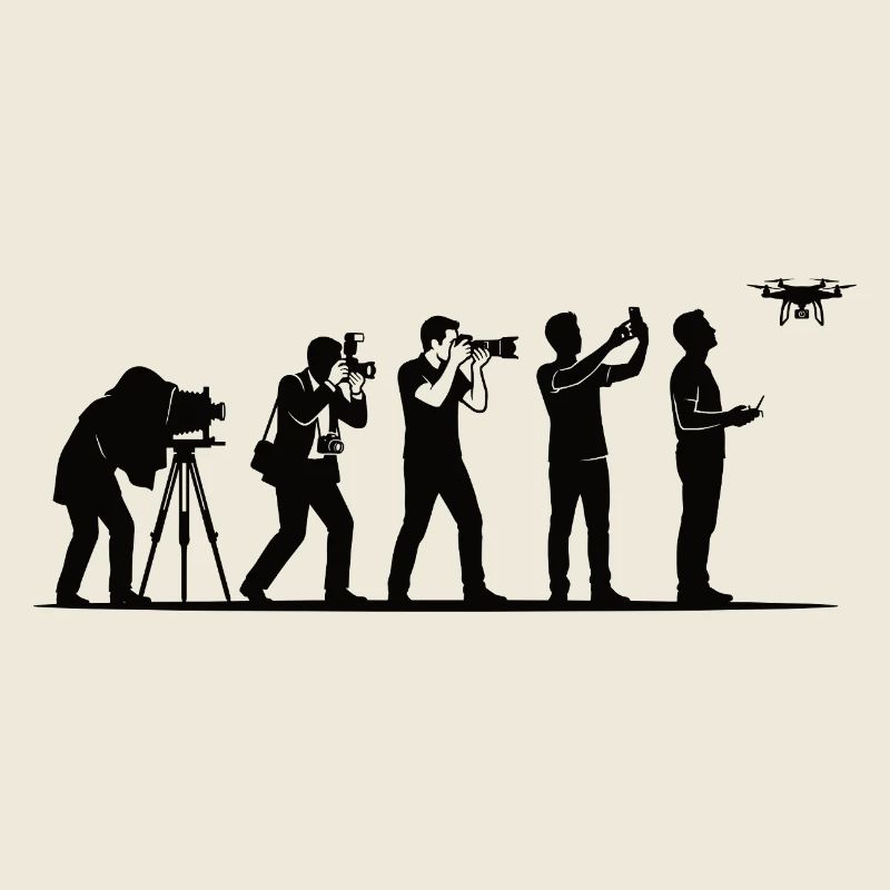 Évolution de la photographie – du trépied au drone
