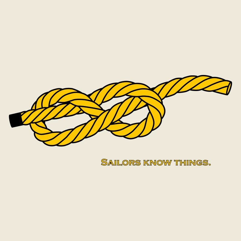 Eight Knots - Capitaine de navire à nœuds en ancre à voile