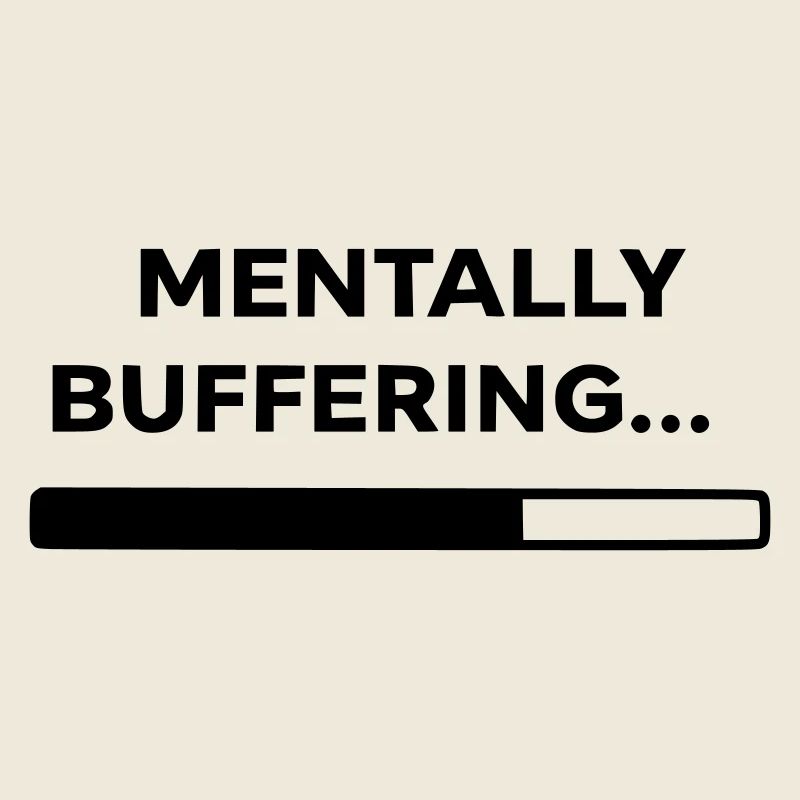 MENTALLY BUFFERING... | Minimal Loading Bar Design