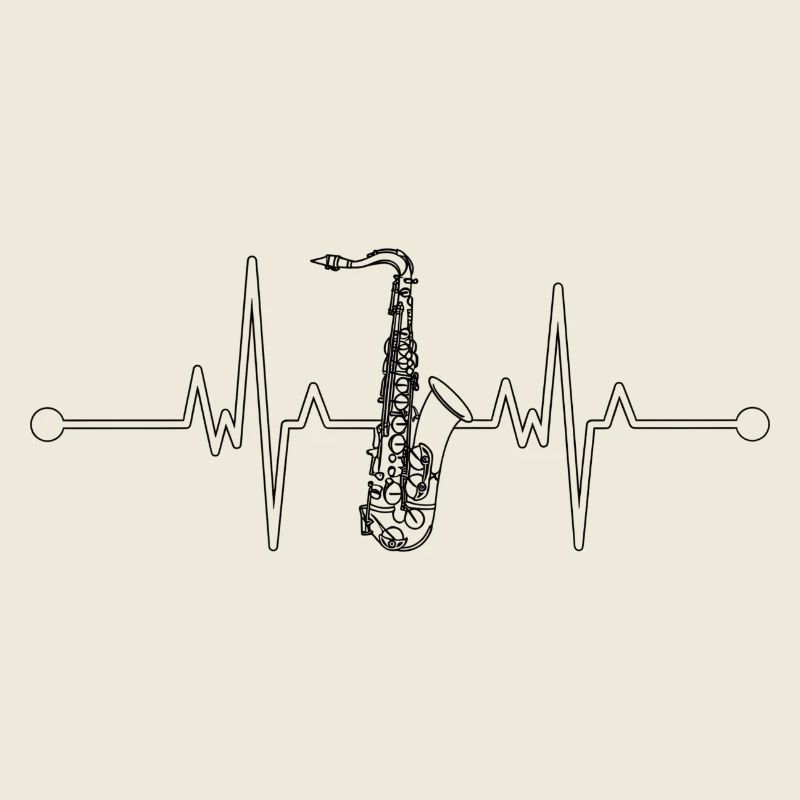 Herzschlag-Gitarrendesign
