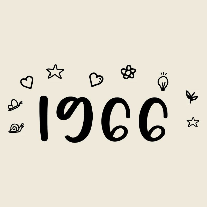 1966 Anniversaire 1966 Retro 1966