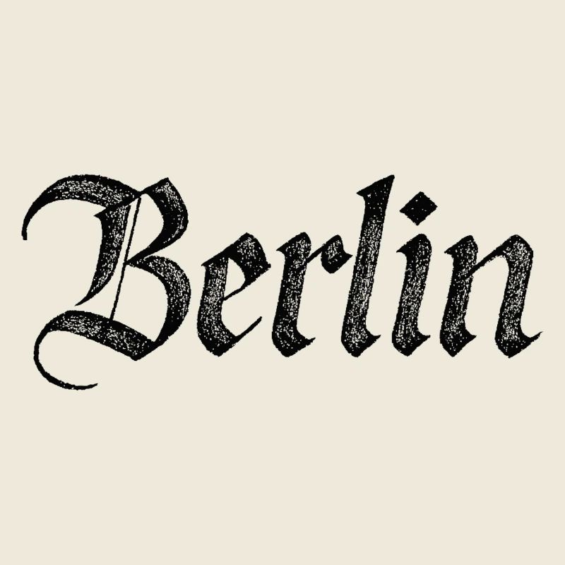 Berlin Gothic Script Vintage Black