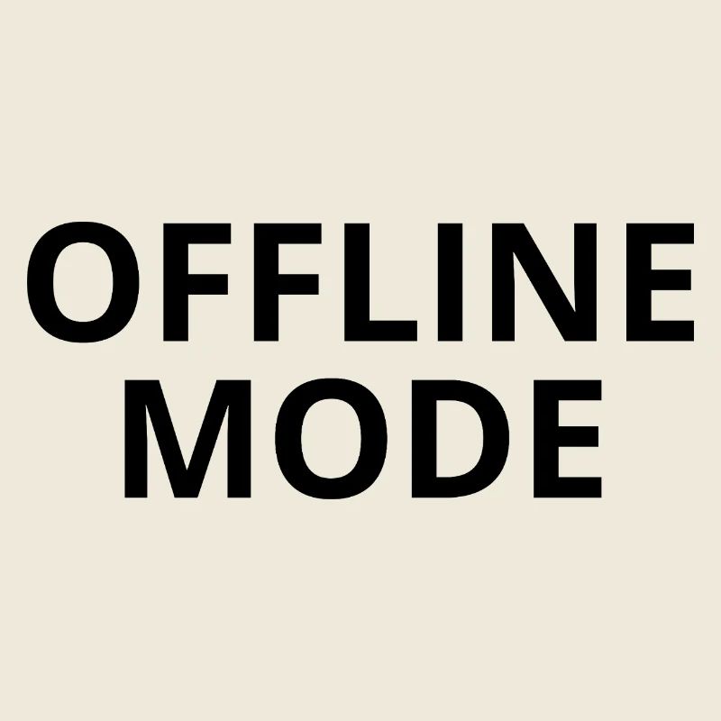 OFFLINE MODE – Minimal Unisex Sweatshirt