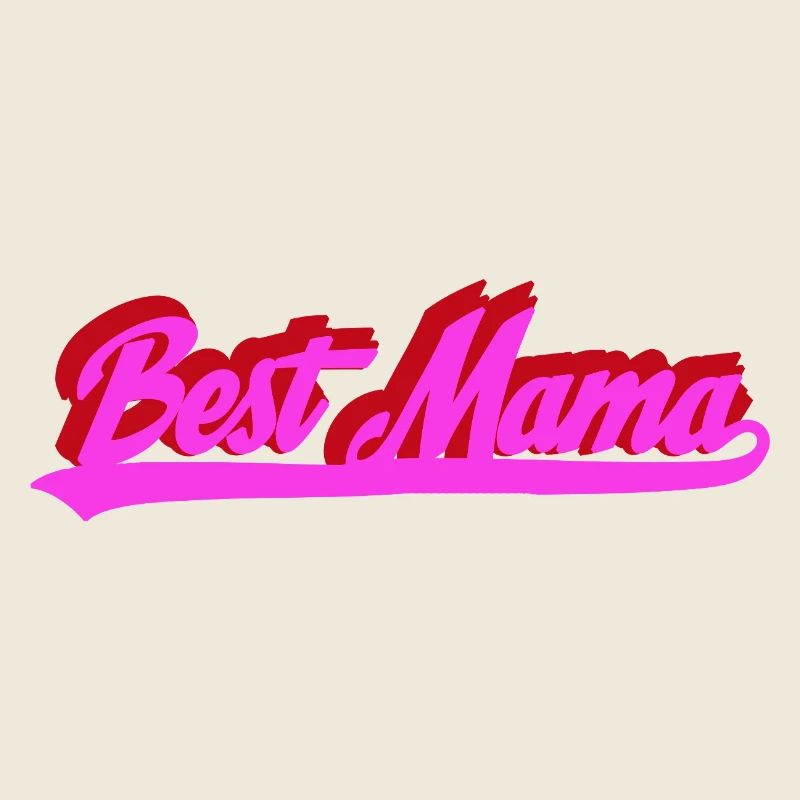 Beste Mama Retro Bold Typografie
