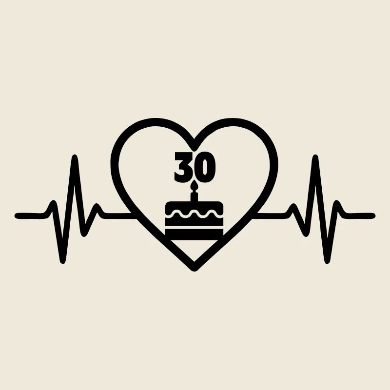 Herz Geburtstag 30 Jahre Kuchen