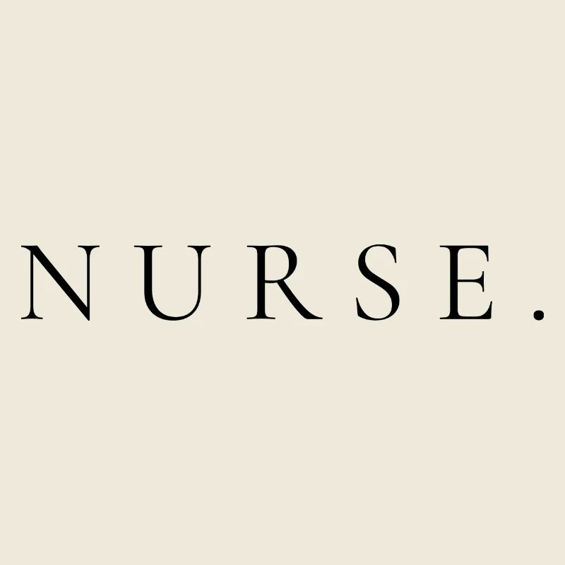 Nurse Shirt Ästhetisch – Minimalistisch – Geschenk