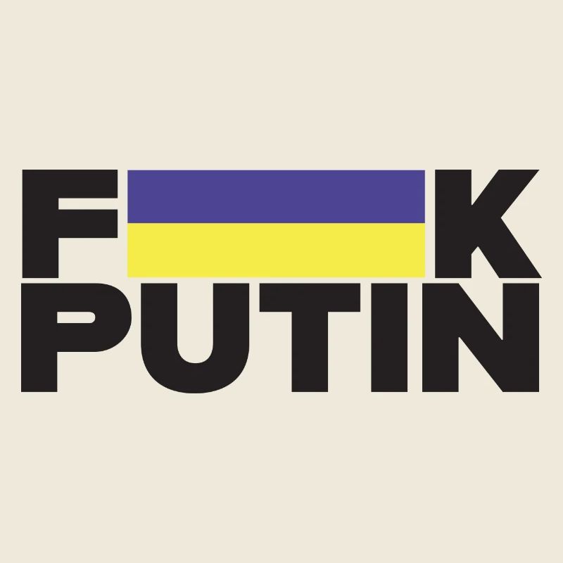 FK Poutine Ukraine Drapeau pour la paix