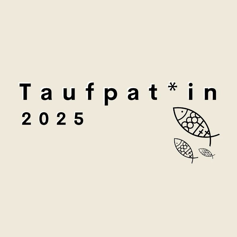 Taufpatin 2025 gendergerecht Taufpate Querformat