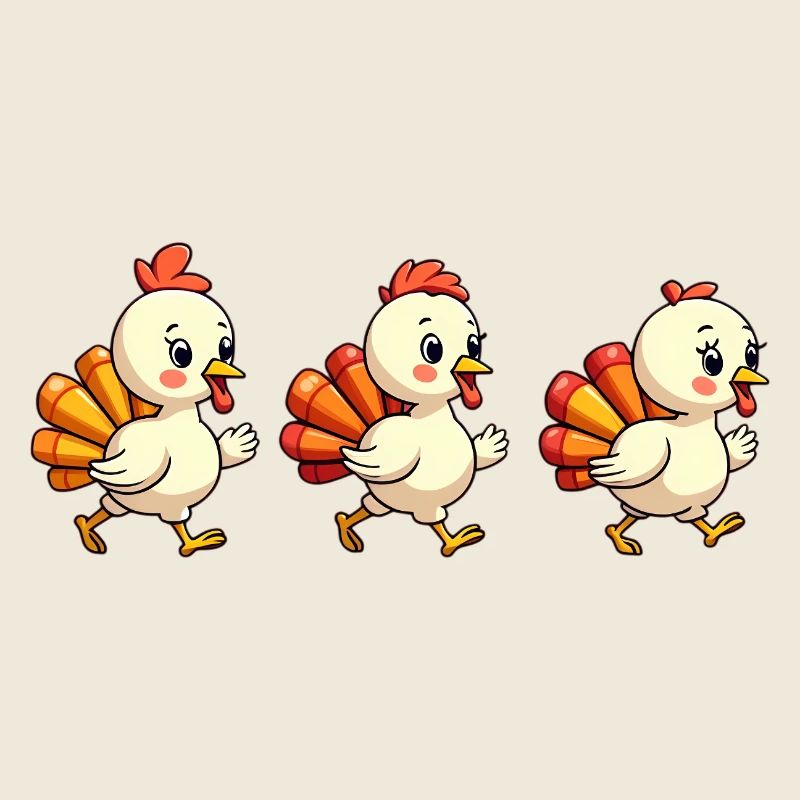 Bébé dinde de Thanksgiving