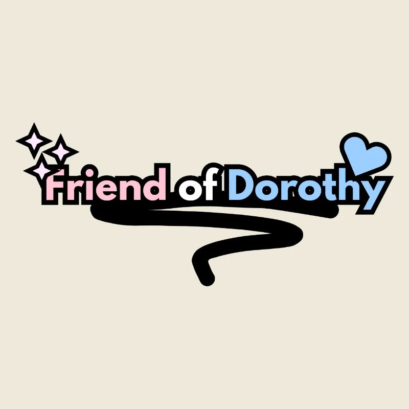 Freundin von Dorothy Trans Pride Hidden Queer