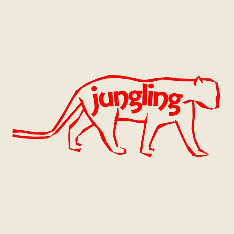 Panthère rouge jungling