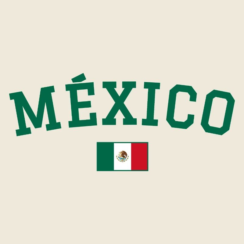 Mexiko Flagge Design Grün