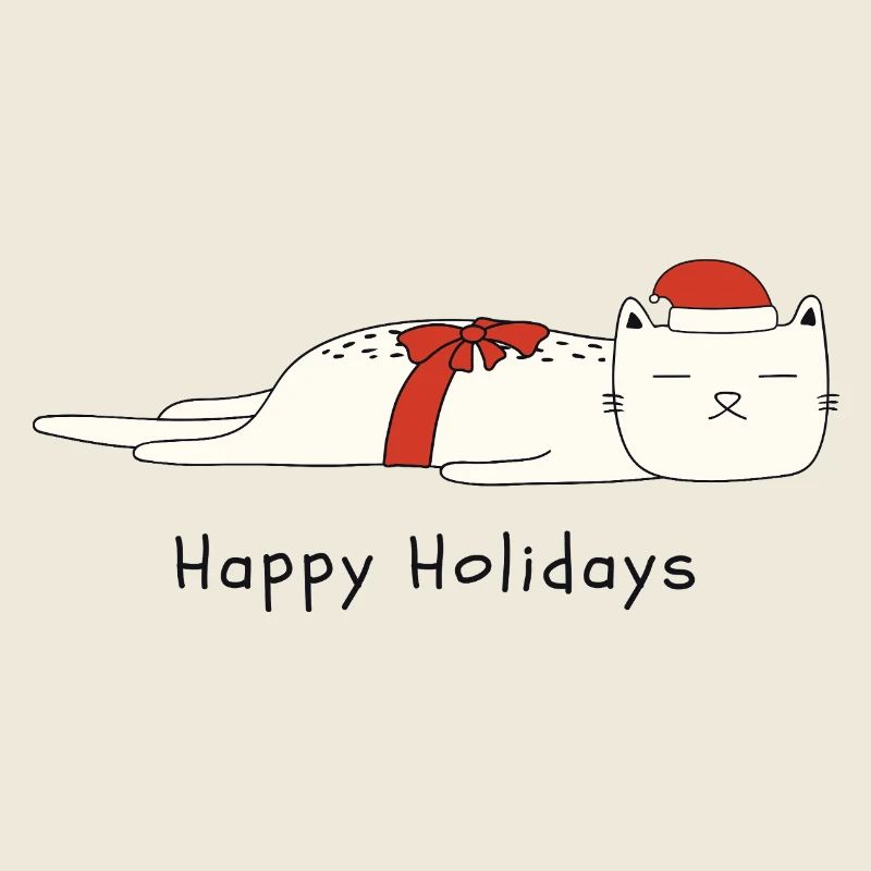 Drôle de chat Noël