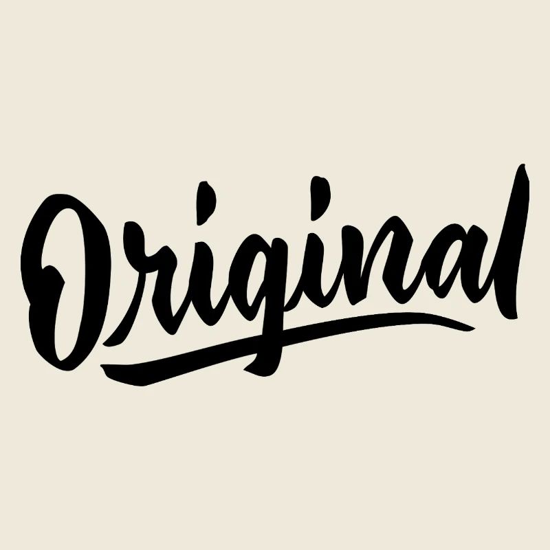 Original Minimalist Schriftzug Design
