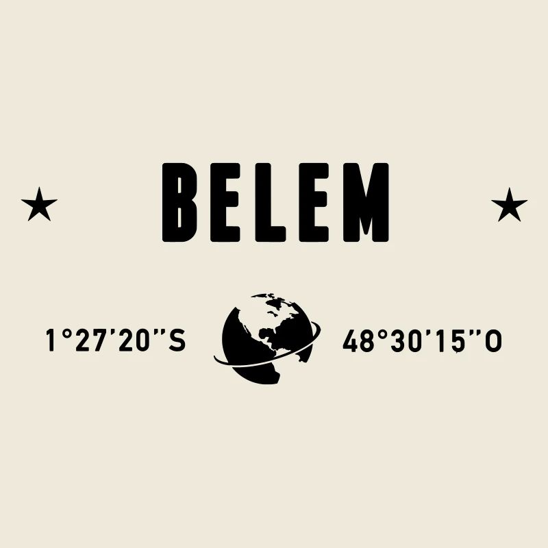 Belem Brazil Coordinates Gps Globe