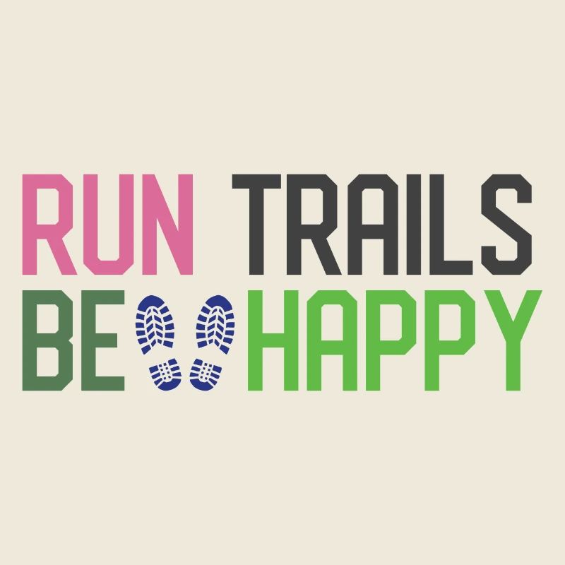 Courir Trails Soyez heureux