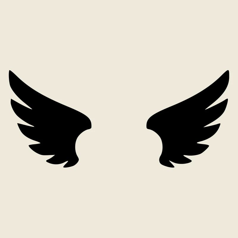 Engel Piktogramm | Schutzengel & Glaube Symbol